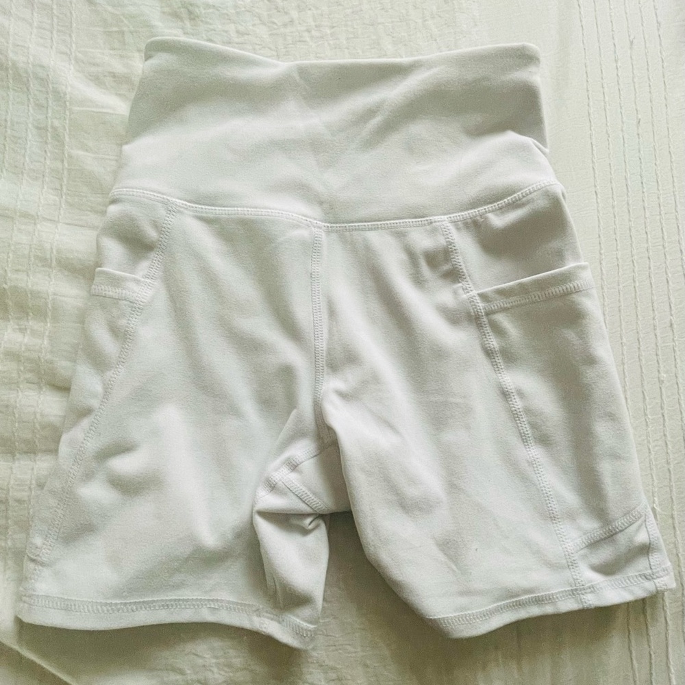 Ardene Women's White Bike Shorts